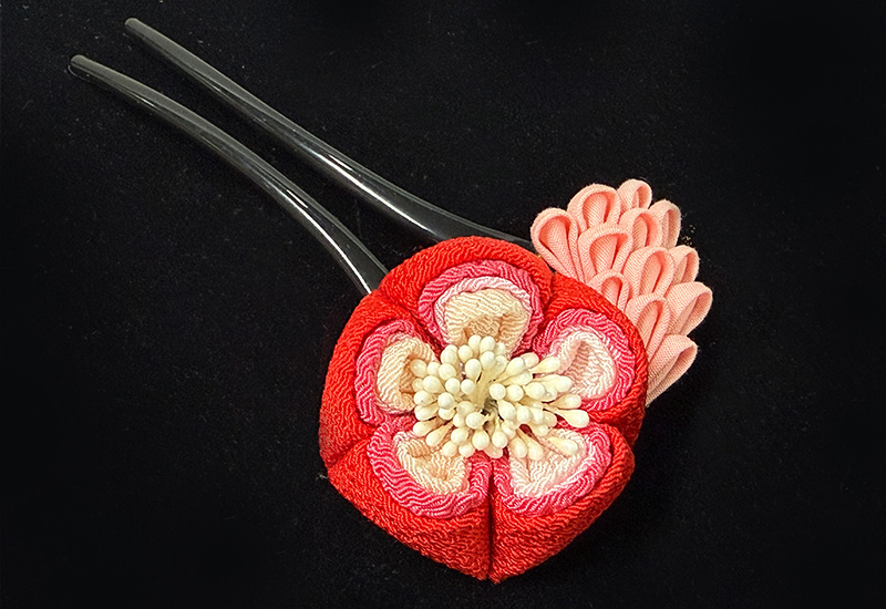 細工纏花單層繁花髮梳 細工纏花單層繁花髮梳