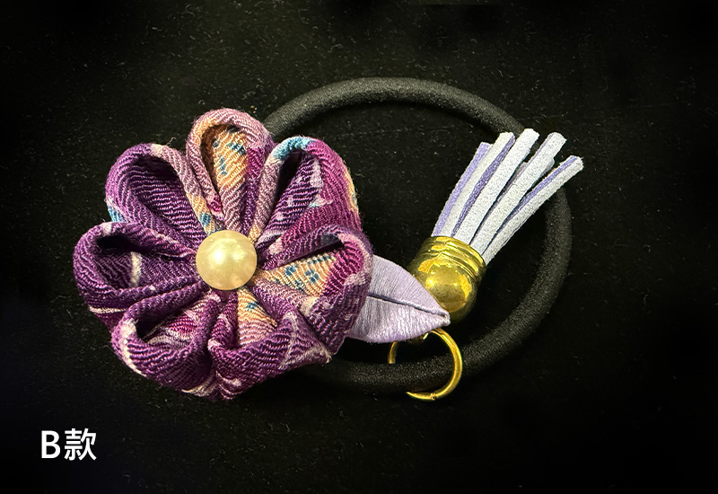 細工纏花單層髮圈 細工纏花單層髮圈