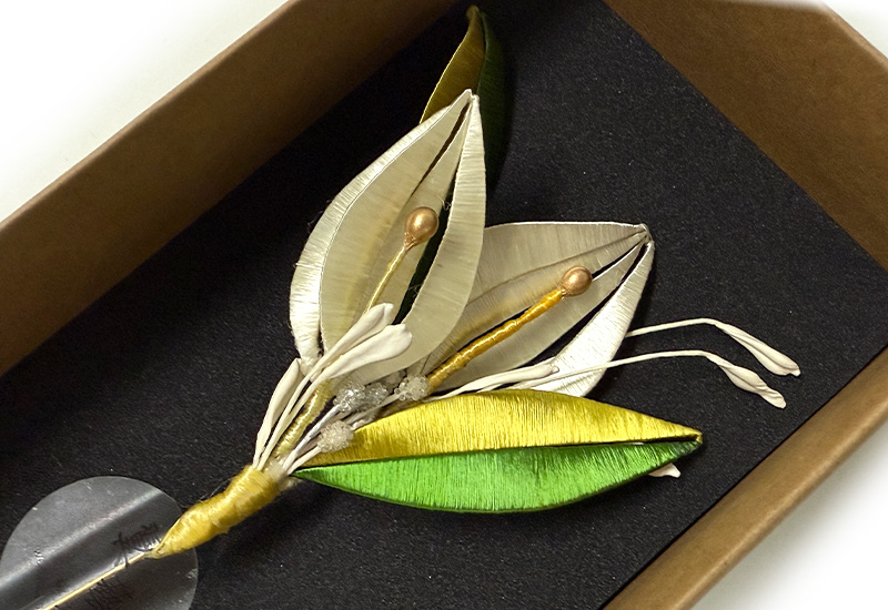 客家纏花雙花飾 客家纏花雙花飾