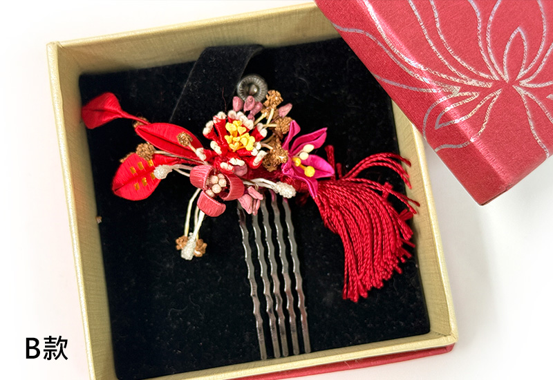 客家纏花雙花飾 客家纏花雙花飾