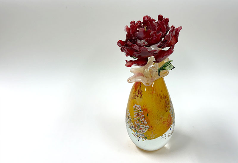 玻光映牡丹 玻光映牡丹