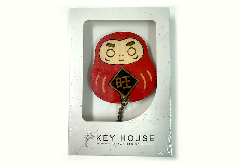 Key House旺來達摩 鎖圈鑰匙圈 Key House旺來達摩 鎖圈鑰匙圈