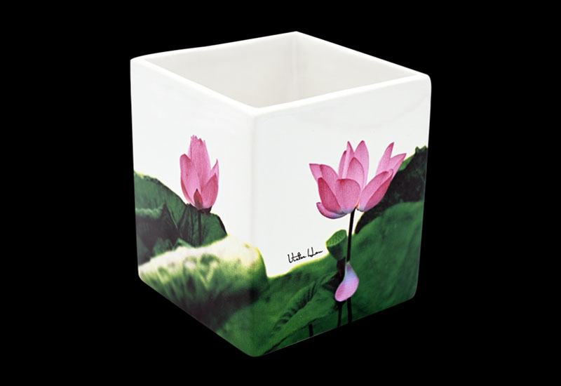 T36-荷花筆筒 T36-荷花筆筒