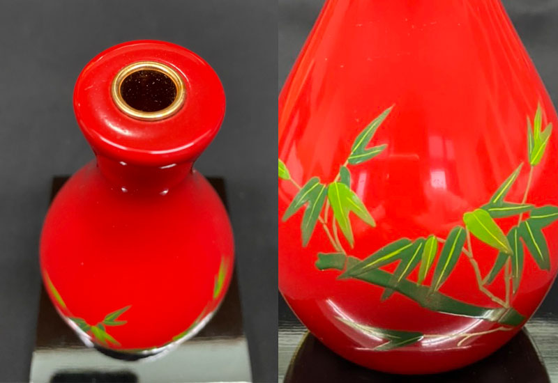 彩繪小花器-竹3