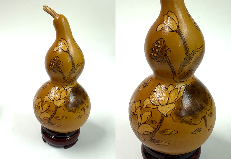 龔一舫 彫烙小葫蘆(圖案隨機) 龔一舫 彫烙小葫蘆(圖案隨機)