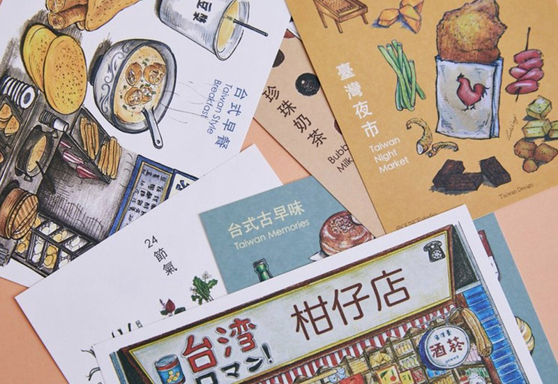 古早味明信片6入組 古早味明信片6入組