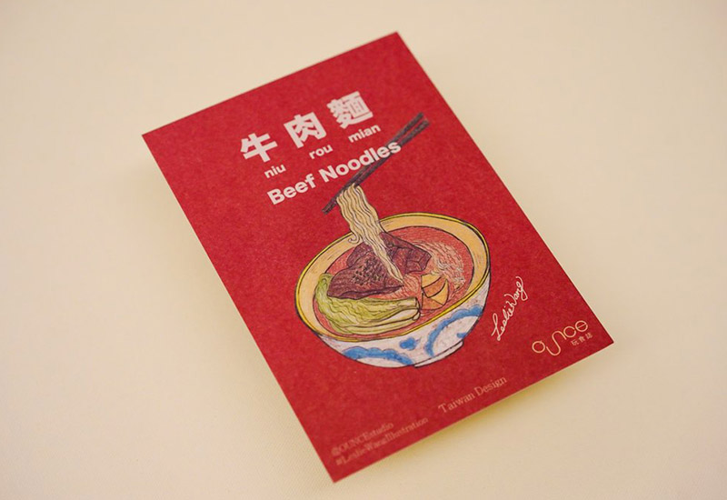 台灣小吃明信片6入組 台灣小吃明信片6入組