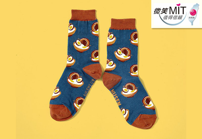台灣美食針織襪-爌肉飯(2.1版) 微笑台灣MIT認證
