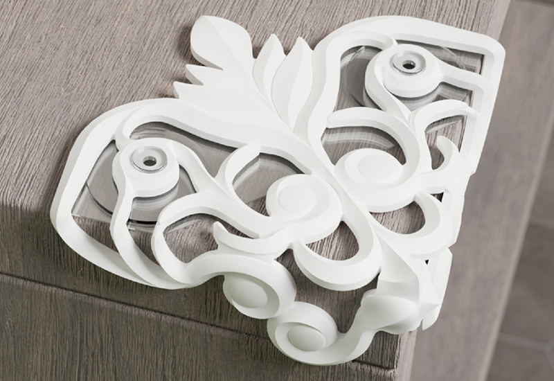 渦卷紋護角 防撞桌角 (真清白) 渦卷紋護角 防撞桌角 (真清白)