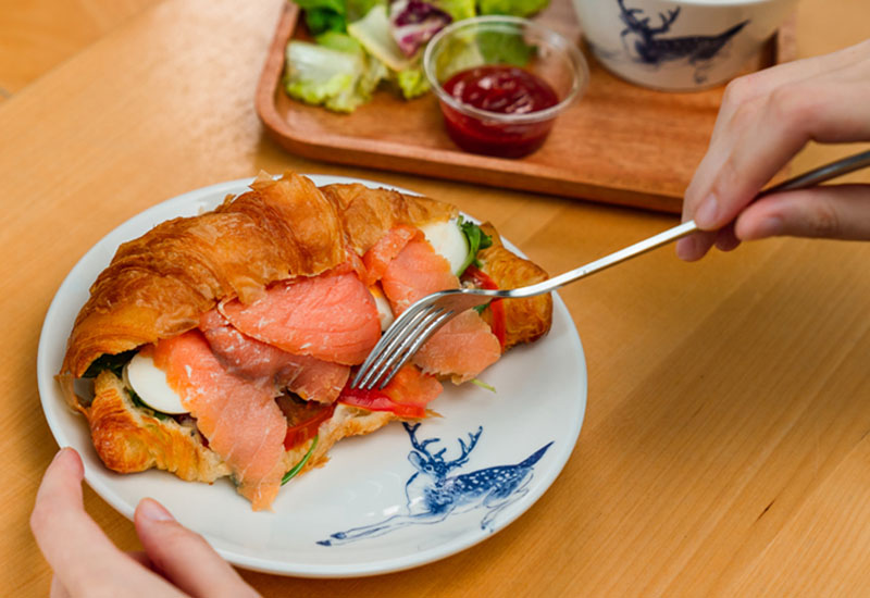 T56-梅花鹿碗盤組(6碗6盤)