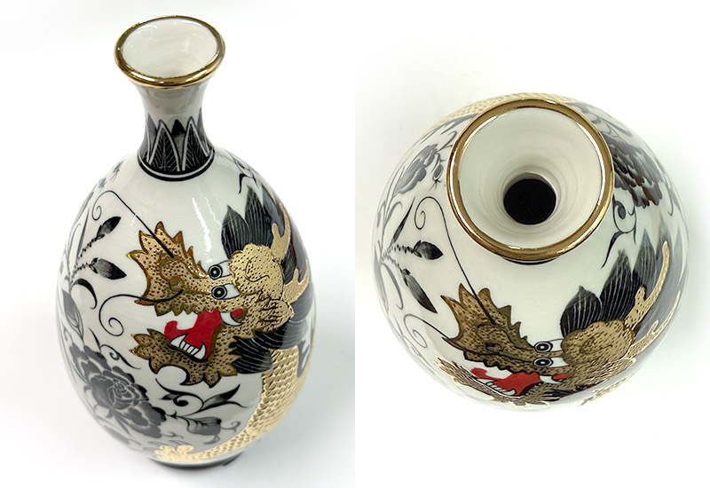 G2金彩祥龍膽瓶