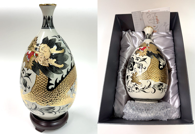 G2金彩祥龍膽瓶