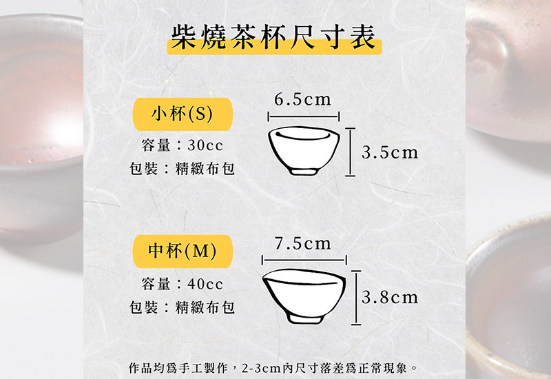 林映汝 寂侘之火 柴燒茶杯