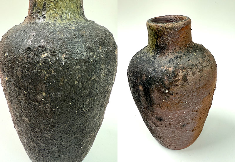 嶺上藏岩 柴燒梅瓶