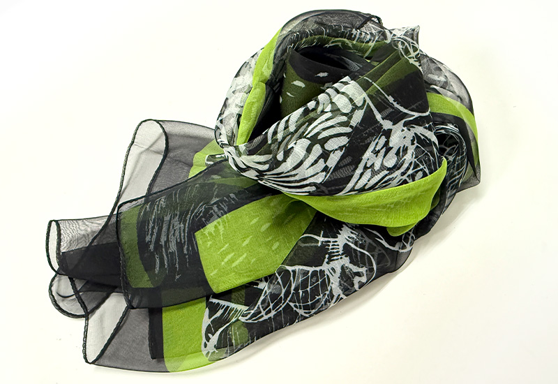 青果市場絲巾(綠)