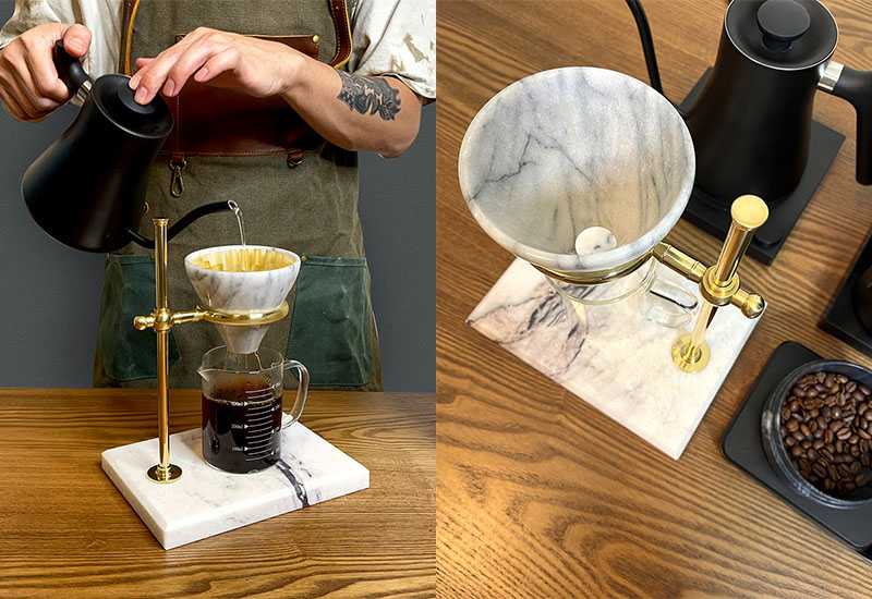 奇鈺家居 漫慢大理石咖啡手沖架 Marble coffee pour stand